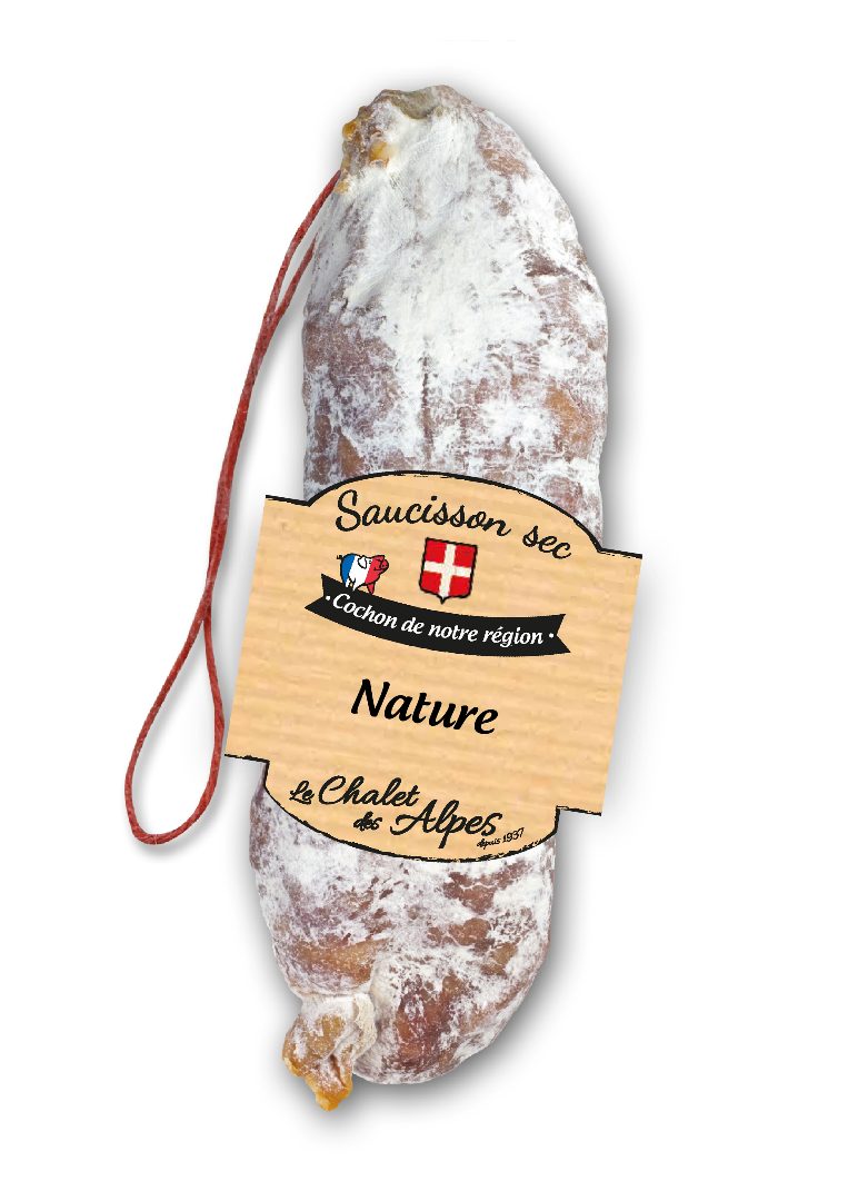 Saucisson sec nature 200g cda Chalet des Alpes : photo du produit rappelé le 07/11/2024