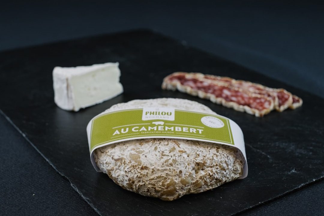 Saucisson sec oignon/ rugby/ pont l évêque /camembert Le Philou Normand : photo 2 sur 5 du produit rappelé le 13/05/2024