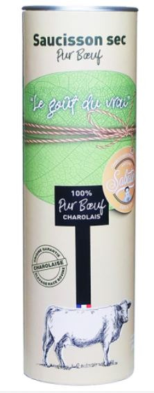 Saucisson sec pur boeuf charolais 200 g Fernand Dussert : photo du produit rappelé le 21/11/2022