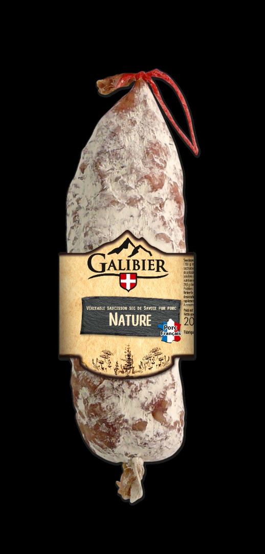 Saucisson sec pur porc Le Galibier : photo du produit rappelé le 12/06/2023