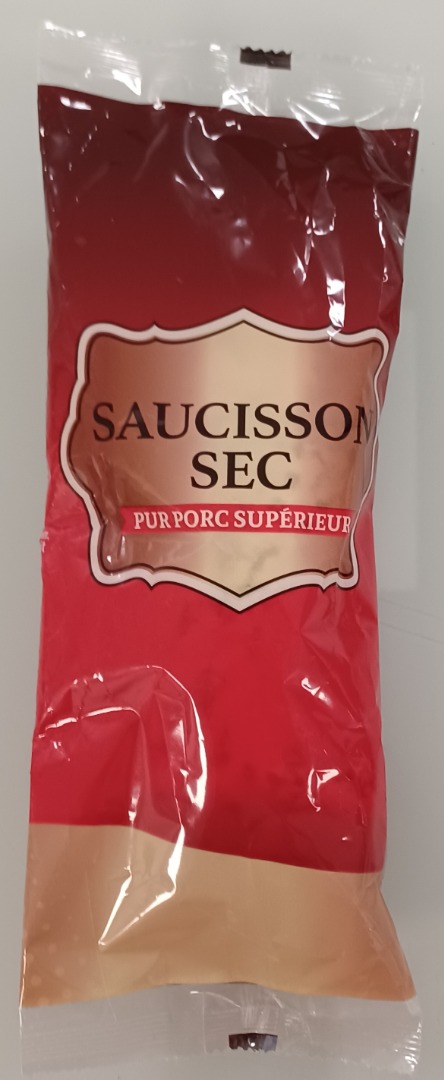 Saucisson sec pur porc supérieur 250g : photo du produit rappelé le 26/09/2023