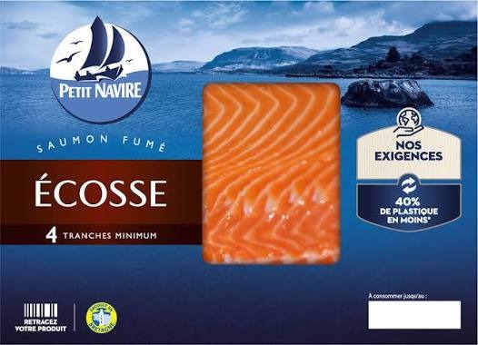 Saumon élevé en écosse fumé 4t Petit Navire : photo du produit rappelé le 19/08/2026