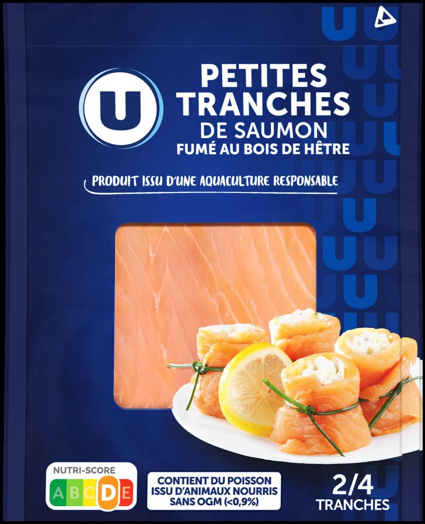 Saumon fume u : photo 2 sur 3 du produit rappelé le 08/10/2024