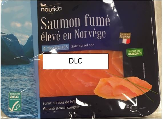 Saumon fumé asc de norvège 4 tranches Nautica : photo du produit rappelé le 31/03/2023