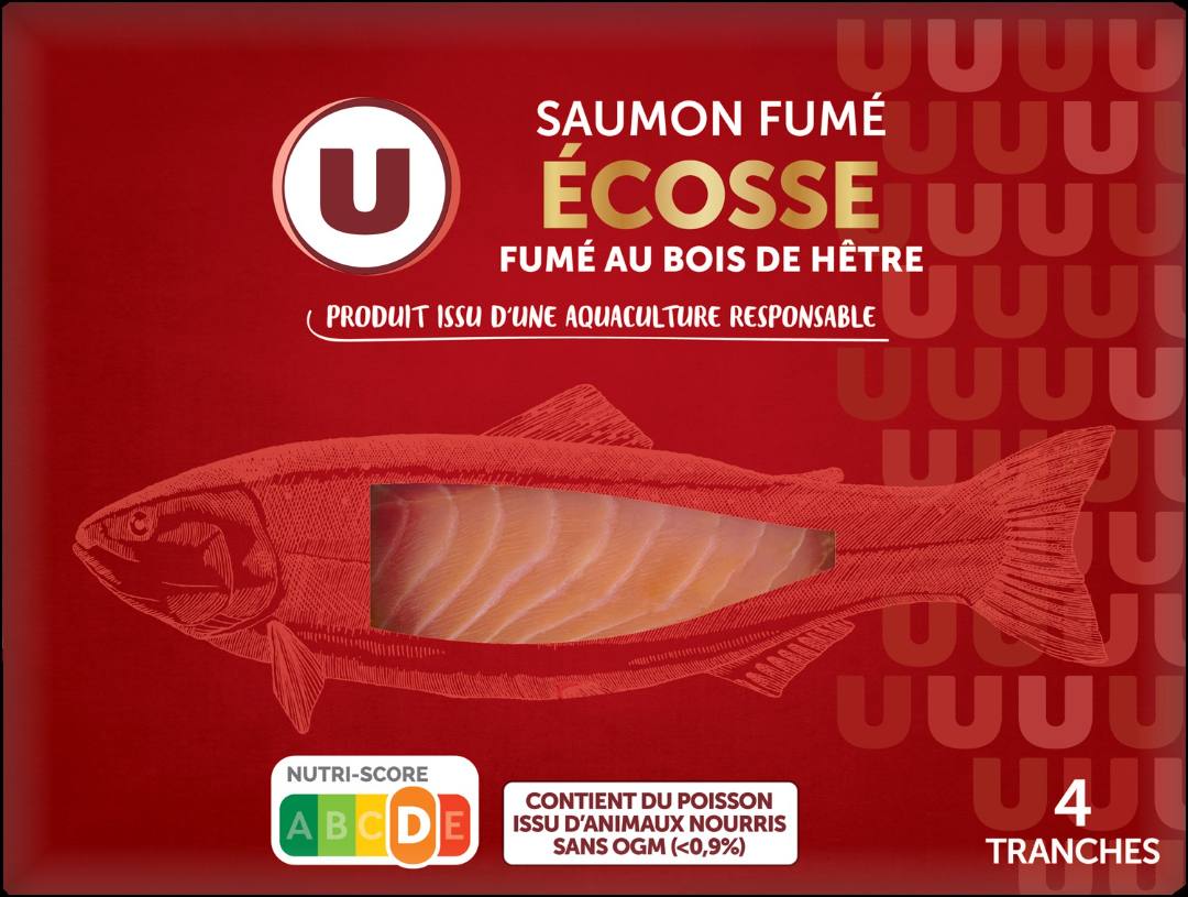 Saumon fumé atlantique ecosse u : photo du produit rappelé le 08/10/2024