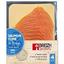 Saumon fumé Breizh Saveurs : photo du produit rappelé le 19/08/2026
