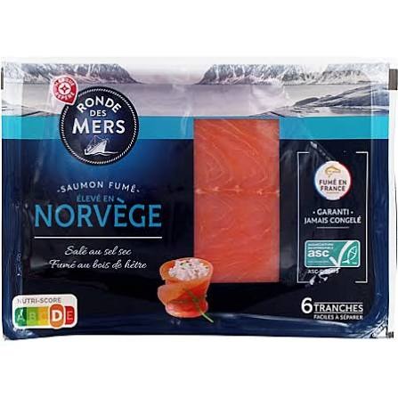 Saumon fumé et filets Marque Repère : photo 5 sur 5 du produit rappelé le 19/08/2026