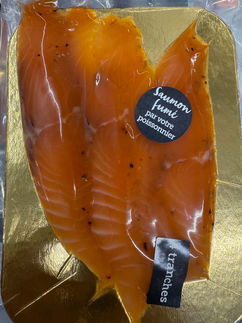 Saumon fume sur place : photo du produit rappelé le 21/10/2025