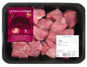 Saute de porc : photo du produit rappelé le 17/01/2022