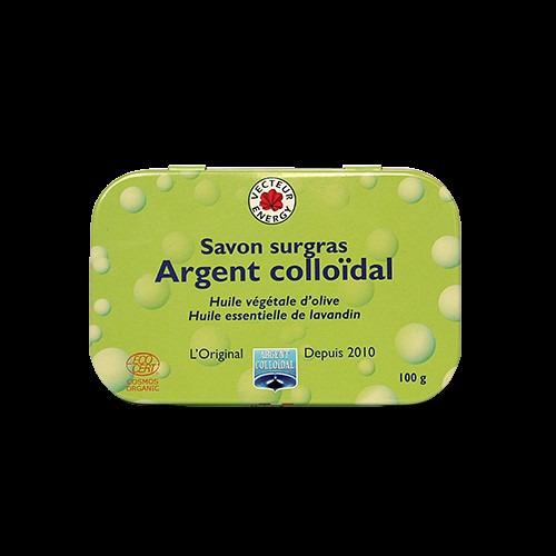 Savon à l'argent colloïdal 200ppm et huile essentielle Vecteur Energy : photo du produit rappelé le 07/07/2026
