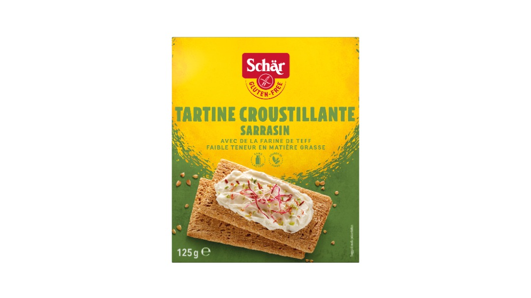 Schär tartine croustillante sarrasin DR Schär : photo du produit rappelé le 10/07/2023