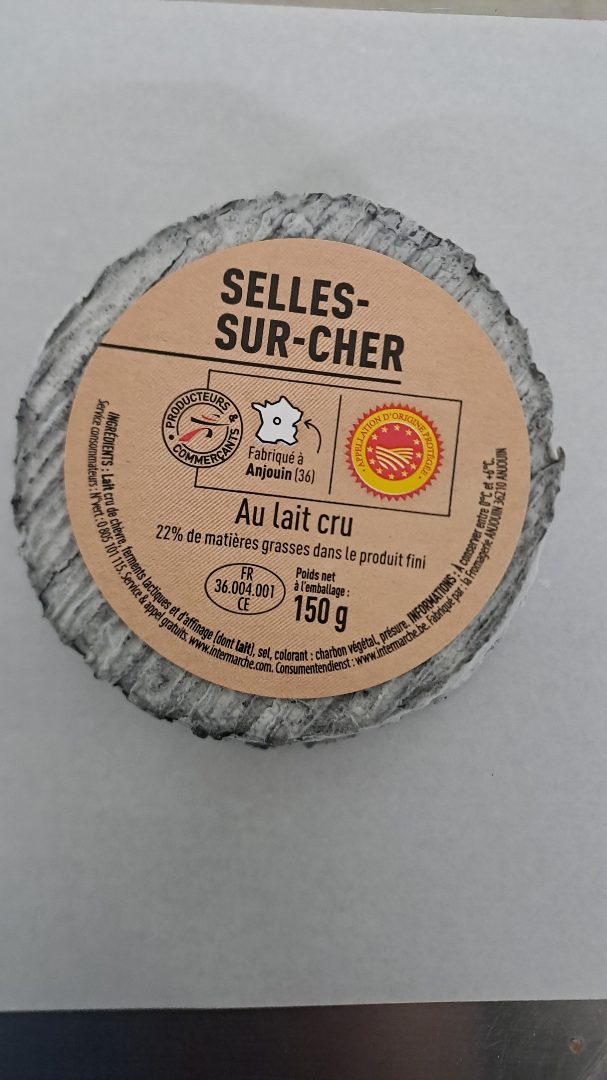 Selles sur cher AOP à la coupe Producteurs et Commerçants : photo du produit rappelé le 01/09/2025