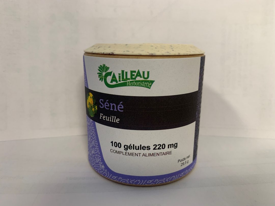 Séné feuille gélules en pot Floranjou : photo du produit rappelé le 04/07/2022