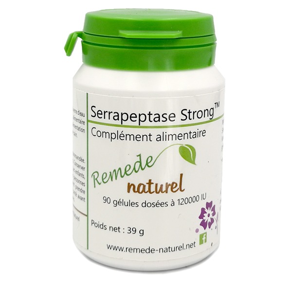 Serrapeptase Remède Naturel : photo du produit rappelé le 17/11/2023