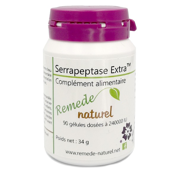 Serrapeptase Remède Naturel : photo 2 sur 2 du produit rappelé le 17/11/2023