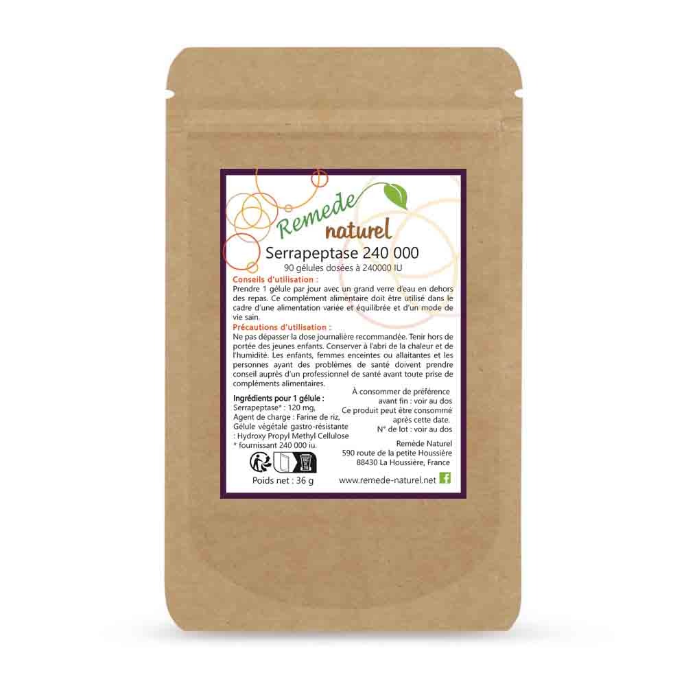 Serrapeptase Remède Naturel : photo du produit rappelé le 12/01/2026