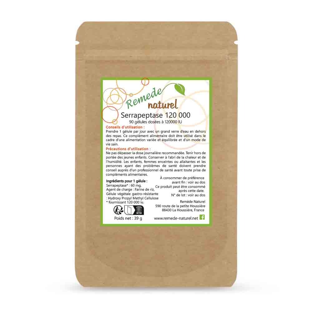 Serrapeptase Remède Naturel : photo 2 sur 2 du produit rappelé le 12/01/2026