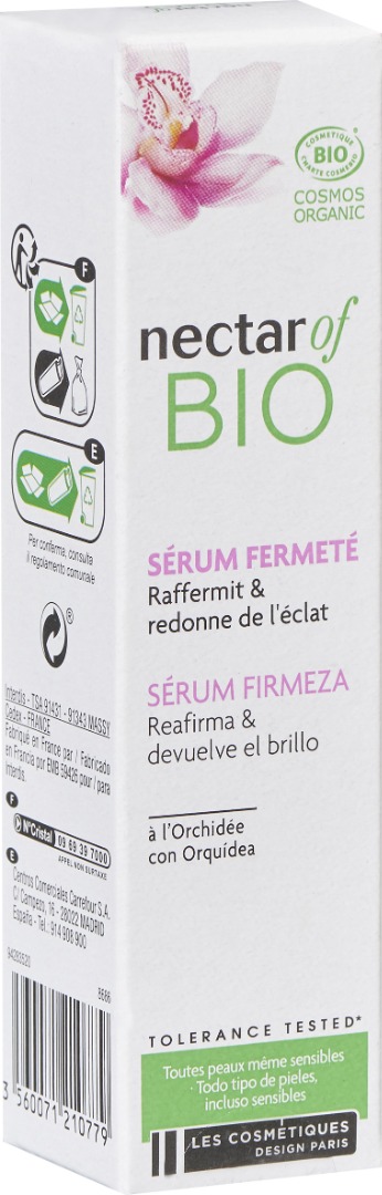 Sérum fermeté a l'orchidée Nectar of BIO - les Cosmétiques Design Paris : photo du produit rappelé le 09/01/2024