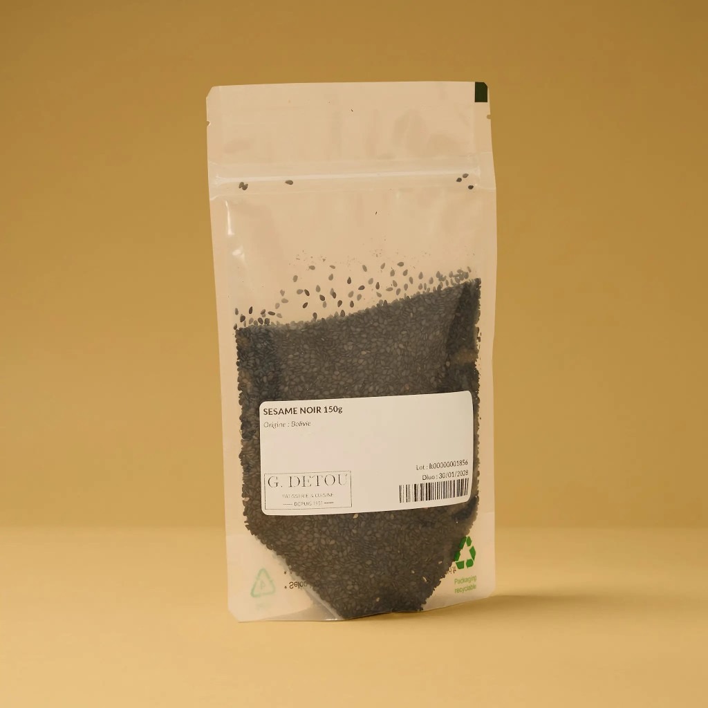 Sésame noir 150g Gdetou : photo du produit rappelé le 28/07/2026