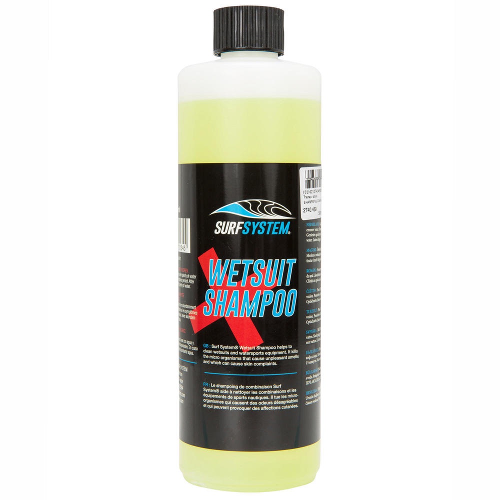 Shampoing pour combinaisons neoprene 500 ml Surf System : photo du produit rappelé le 09/06/2021