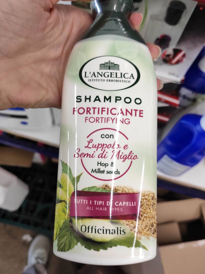 Shampoo fortificante L'Angelica : photo du produit rappelé le 22/11/2022