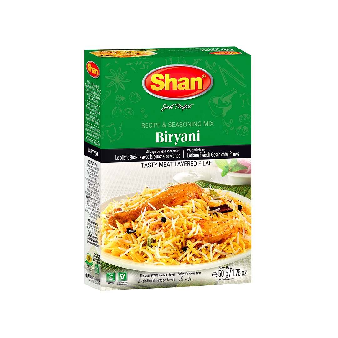 Shan biryani masala 100g : photo du produit rappelé le 31/08/2023