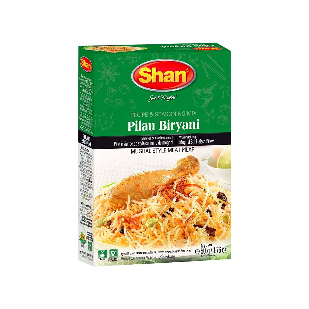 Shan pilau biryani 100g : photo du produit rappelé le 04/09/2023