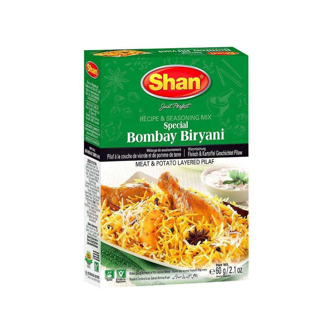 Shan special bombay biryani 120g : photo du produit rappelé le 04/09/2023