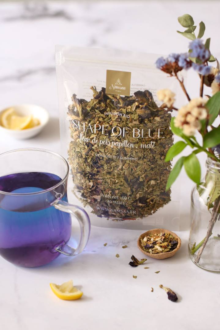 Shape of blue - infusion silhouette - mangue / fleur de pois Namsaa : photo du produit rappelé le 21/08/2024