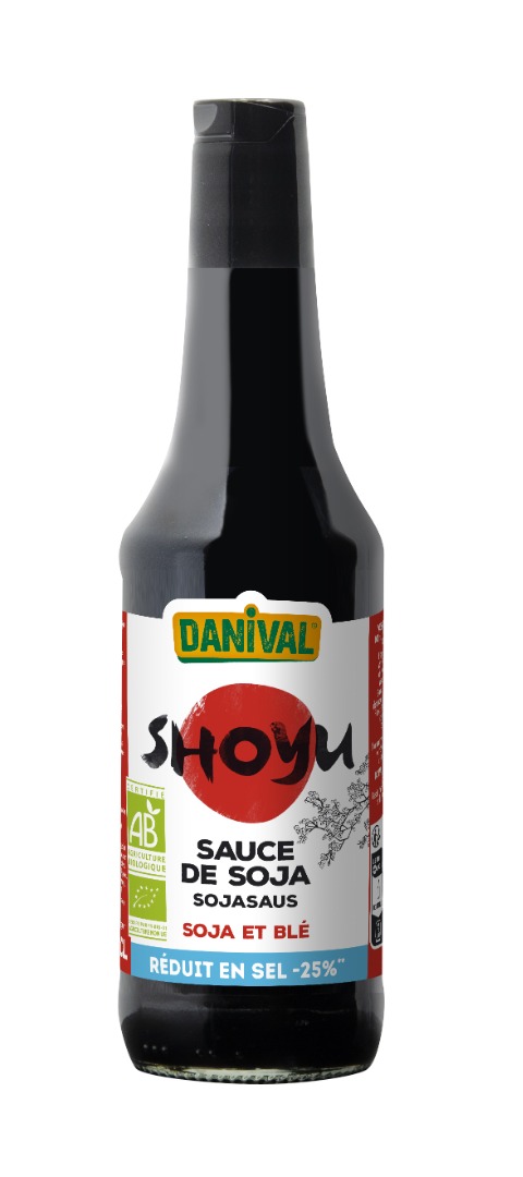 Shoyu sauce de soja réduit en sel 50cl Danival : photo du produit rappelé le 14/04/2022