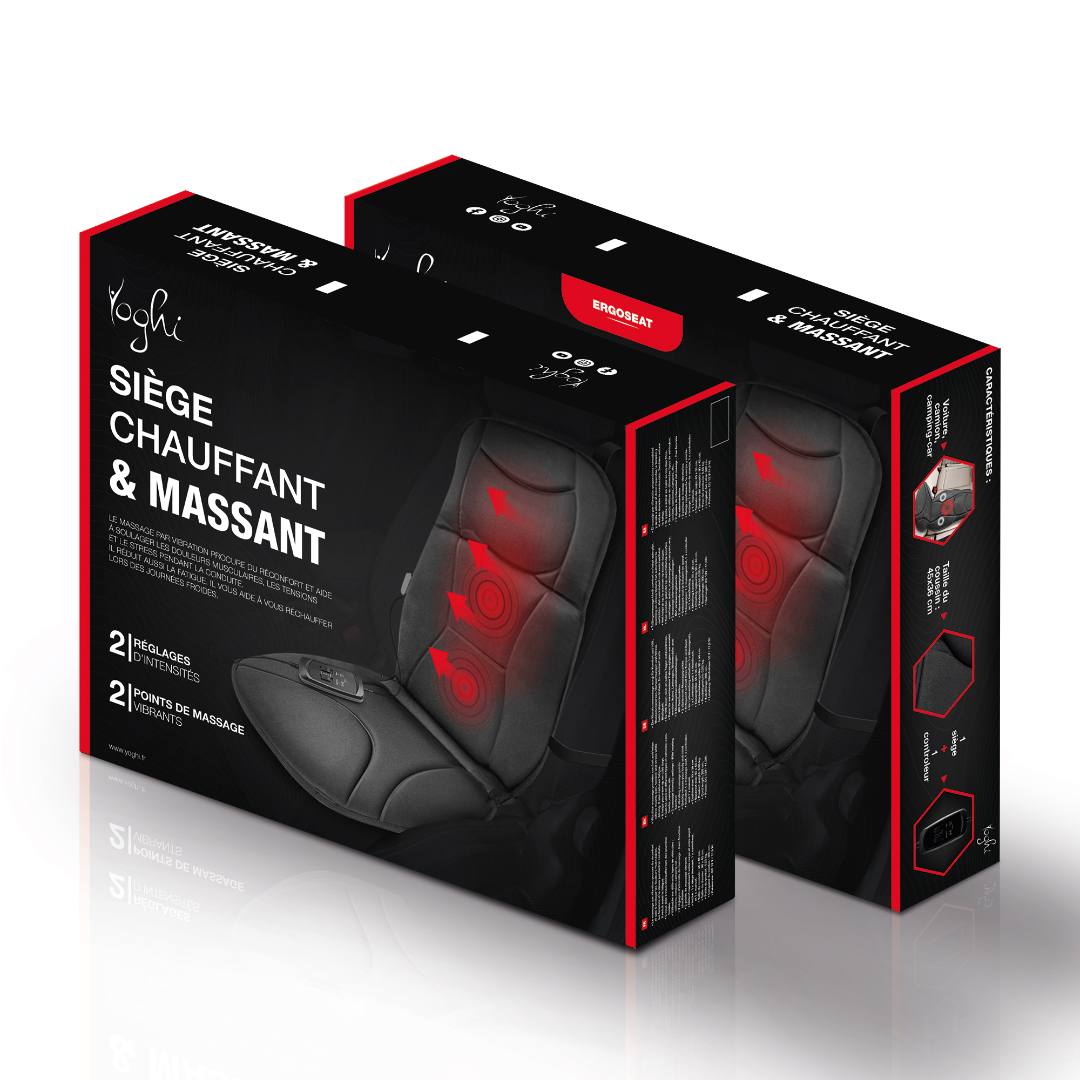 Siege chauffant et massant 12v modele ergoseat Yoghi : photo 2 sur 3 du produit rappelé le 03/12/2024