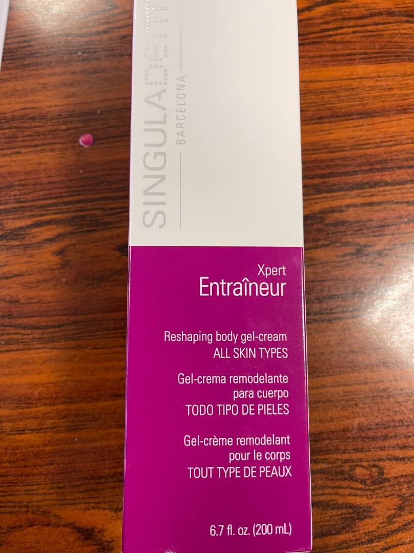 Singuladerm xpert entraineur gel creme remodelant pour le corps : photo du produit rappelé le 23/12/2021