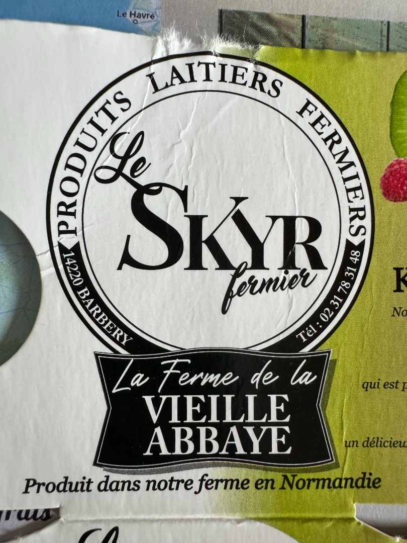 Skyr La Ferme de la Vieille Abbaye : photo du produit rappelé le 06/03/2024
