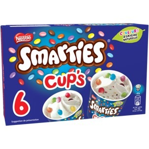 Smarties ®cups x 6 : photo du produit rappelé le 08/12/2021