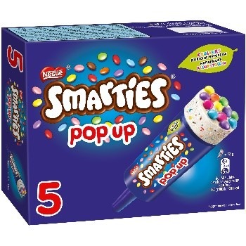 Smarties pop up glaces vanille bonbons chocolat lait x 5 smarties pop up : photo du produit rappelé le 16/08/2021