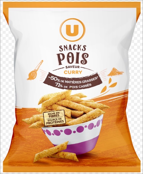 Snacks apéritif u sachet : photo 3 sur 3 du produit rappelé le 09/11/2023