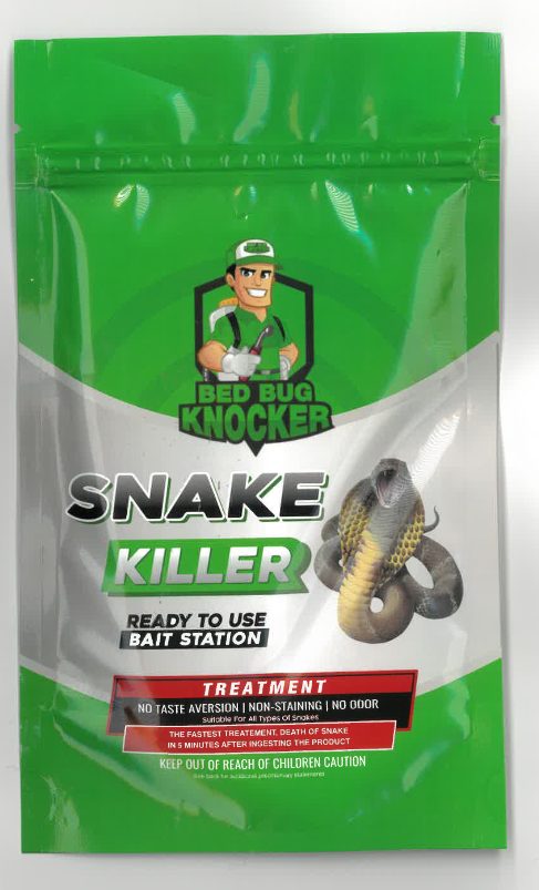 Snake killer - 500 baits Bed Bug Knocker : photo du produit rappelé le 03/06/2024