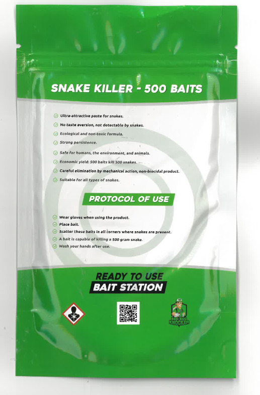 Snake killer - 500 baits Bed Bug Knocker : photo 2 sur 2 du produit rappelé le 03/06/2024