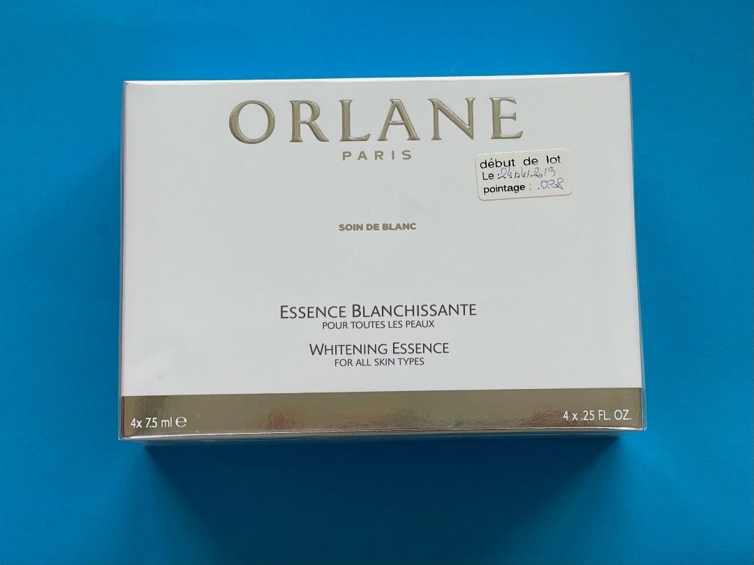 Soin de blanc essence blanchissante pour toutes les peaux Orlane : photo du produit rappelé le 27/10/2022