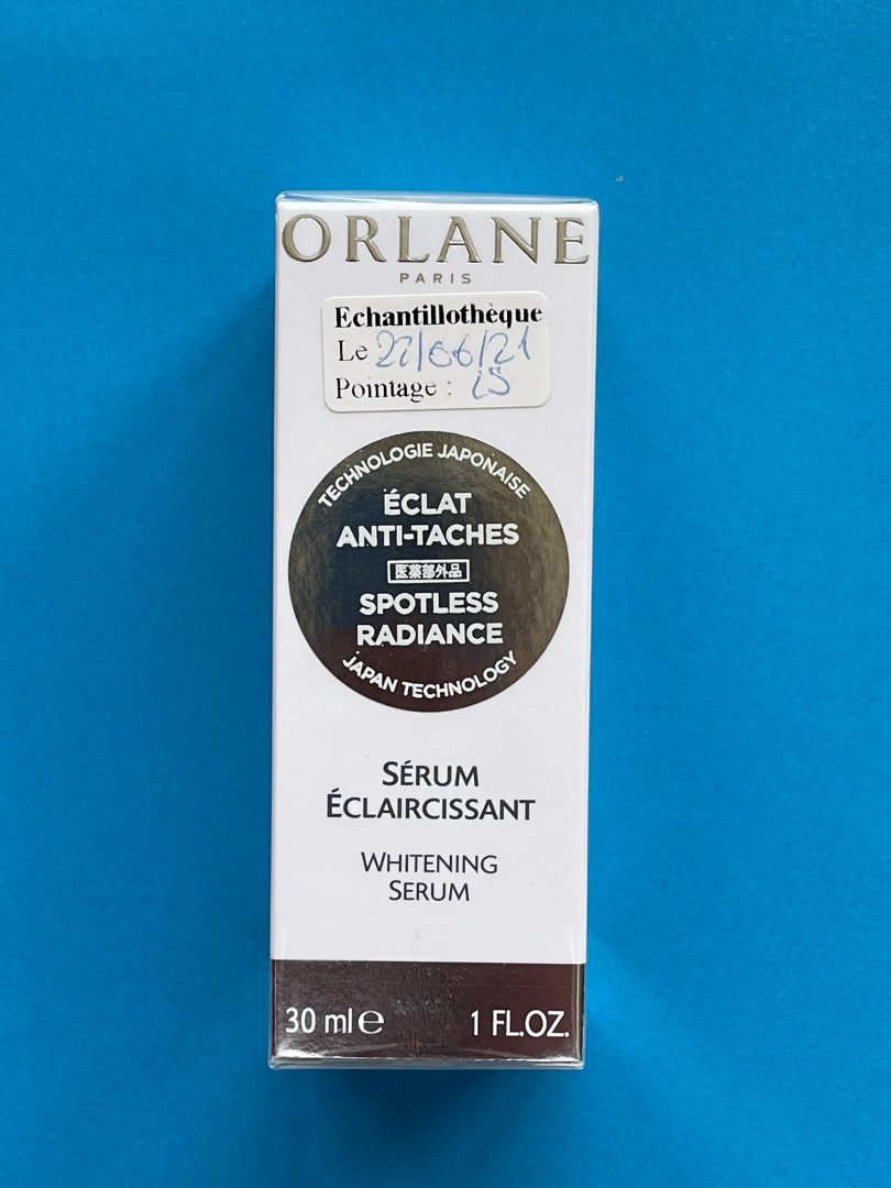 Soin de blanc serum eclaircissant Orlane : photo du produit rappelé le 20/10/2022