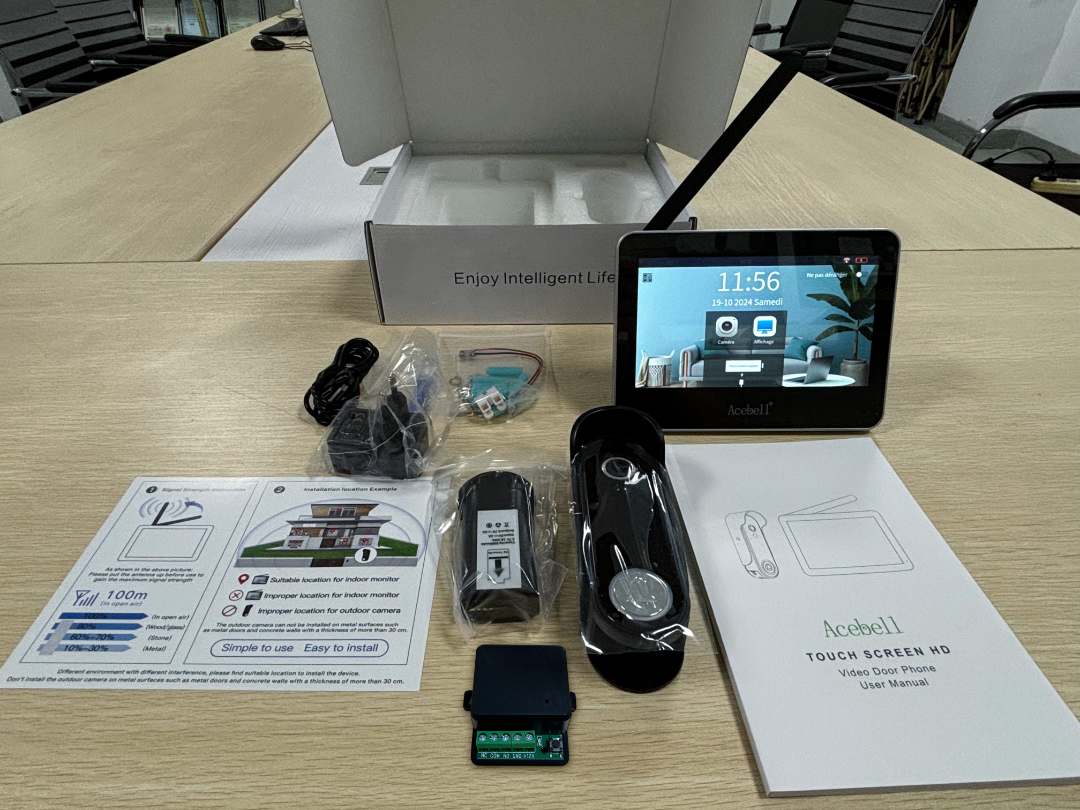 Sonnette video connecte Acebell : photo du produit rappelé le 16/09/2026