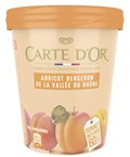 Sorbet abricot bergeron Carte d'Or : photo du produit rappelé le 25/11/2021