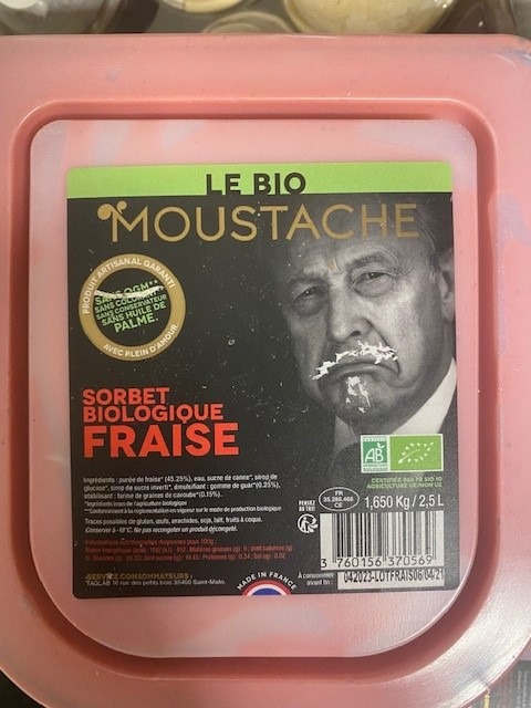 Sorbet Moustache : photo du produit rappelé le 23/07/2021
