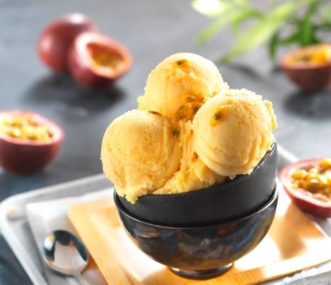 Sorbet plein fruit passion Eismann : photo du produit rappelé le 03/03/2022