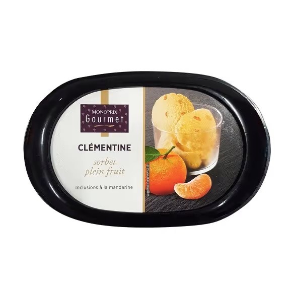 Sorbets 500ml Monoprix Gourmet : photo 3 sur 4 du produit rappelé le 22/07/2021