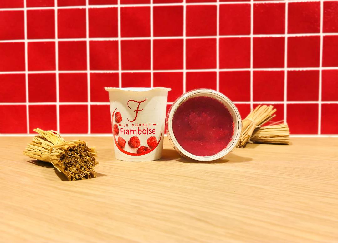 Sorbets La Fraiseraie : photo 2 sur 4 du produit rappelé le 30/06/2021