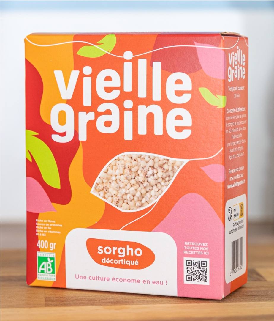 Sorgho décortiqué Vieille Graine : photo du produit rappelé le 22/09/2023