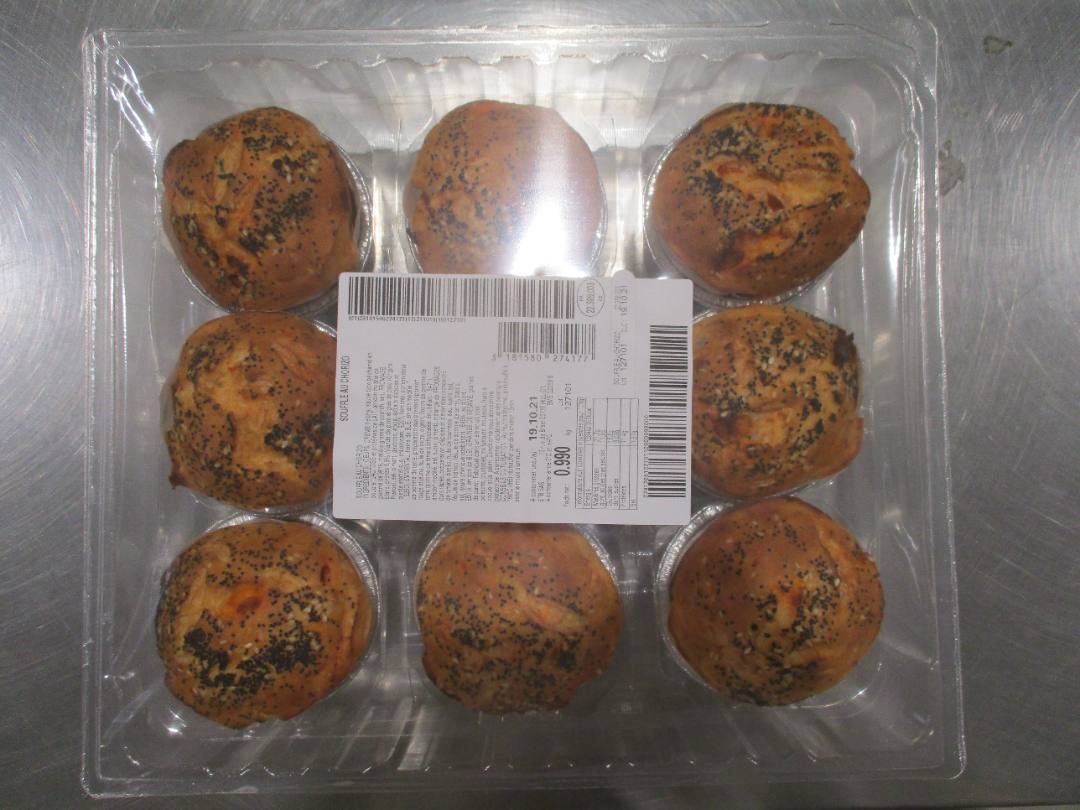 Soufflé au chorizo : photo du produit rappelé le 08/10/2021