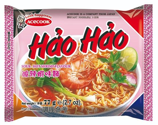 Soupe de nouilles instantanées haohao : photo du produit rappelé le 02/12/2021