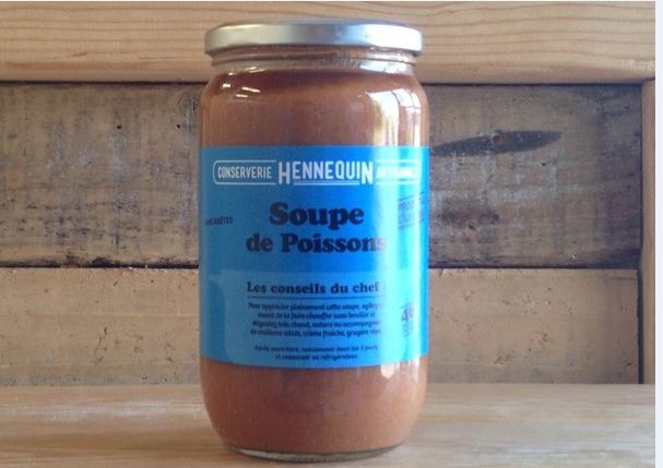 Soupe de poissons et crustacés Conserverie de l'Ile d'Yeu : photo du produit rappelé le 07/10/2021